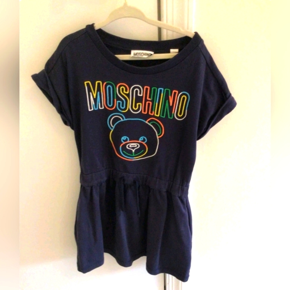 Girls Moschino blue dress size 6